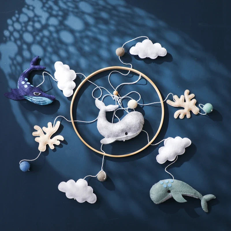 Baby Crib Mobile Wooden Musical Newborn Sensory Toys - Tophatter Daily Deals