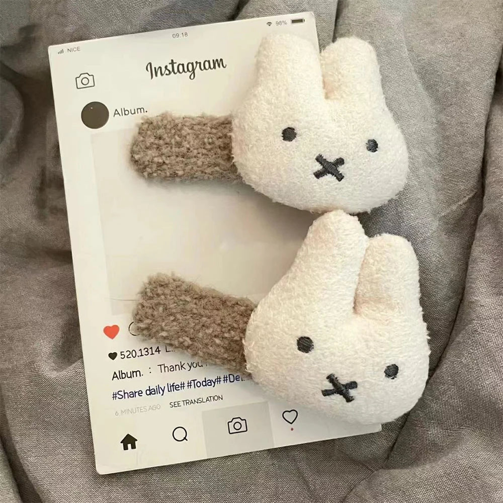 Miffy Plush Hairclip Set Animals - Tophatter Daily Deals