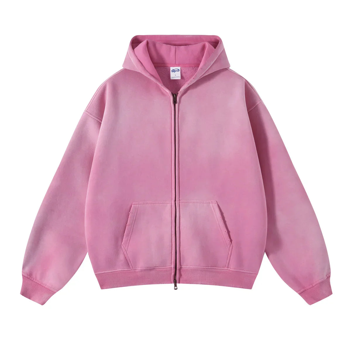 Warm Relaxed Men's Zip Up Hoodie - Oversize, Plush, Winter - Tophatter Daily Deals