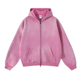 Warm Relaxed Men's Zip Up Hoodie - Oversize, Plush, Winter - Tophatter Daily Deals