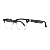 Smart Translation Glasses Bluetooth Call Voice Assistant B Style half-frame - Tophatter Daily Deals