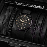 Quartz Watch And Bracelet Set Nylon Band Casual Gift - Tophatter Daily Deals