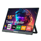 16 Inch Portable Touch Monitor 1920x1200 HDR10 Low Blue Touch Screen Version - Tophatter Daily Deals