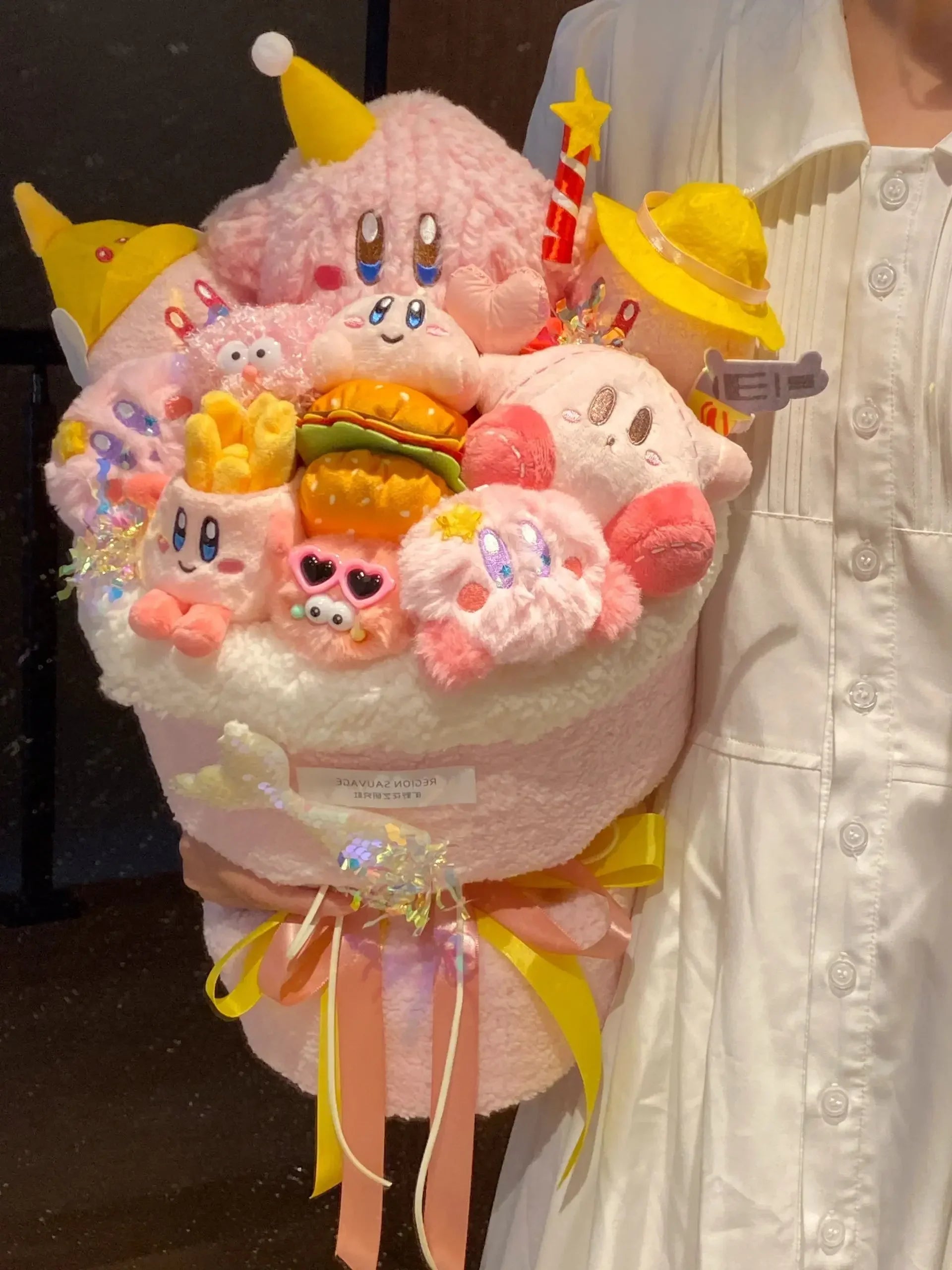 Pink Star Kirby Plush Bouquet Anime - Tophatter Daily Deals