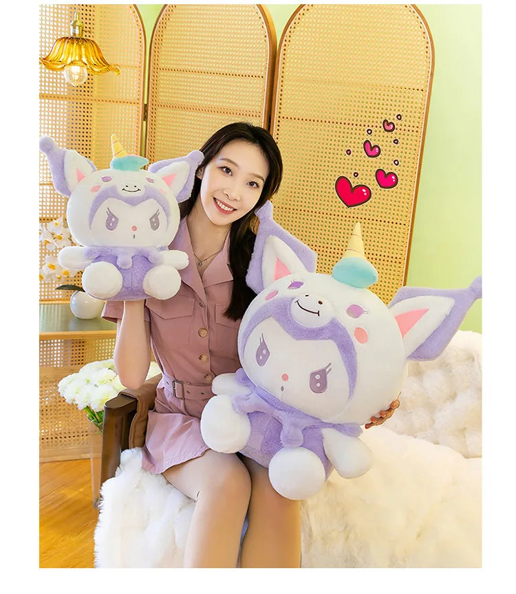 Sanrio Kuromi Unicorn Plush Toy Anime - Tophatter Daily Deals