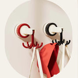 Suction Cup Six-Claw Rotating Hook Wall Hooks - Tophatter Daily Deals