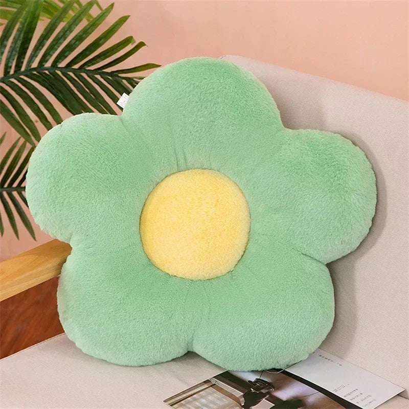 Fresh Colorful Pastel Flower Plush Toy Cushion Flowers - Tophatter Daily Deals
