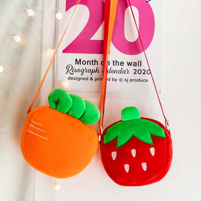 Red Strawberry Crossbody Bag Gold Chain Fruit - Tophatter Daily Deals