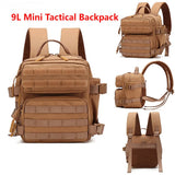 9L Tactical Sport Backpack Bug Out Bag Khaki Backpacks - Tophatter Daily Deals