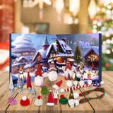 Gnome Advent Calendar Plush Set Christmas Decor 2025 - Tophatter Daily Deals