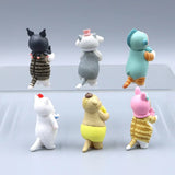 Mofusand x Sanrio Mini Kawaii Figure Set Shark Cat Kuromi Hello Kitty Hangyodon Anime - Tophatter Daily Deals