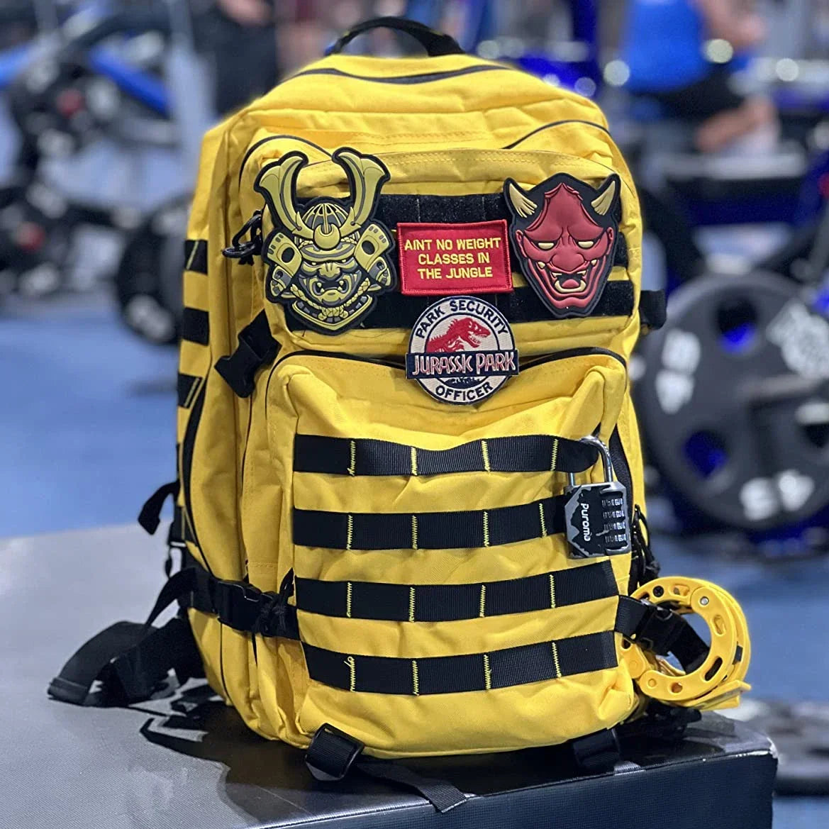 45L Tactical Fitness Backpack Molle Rucksack Yellow Backpacks - Tophatter Daily Deals