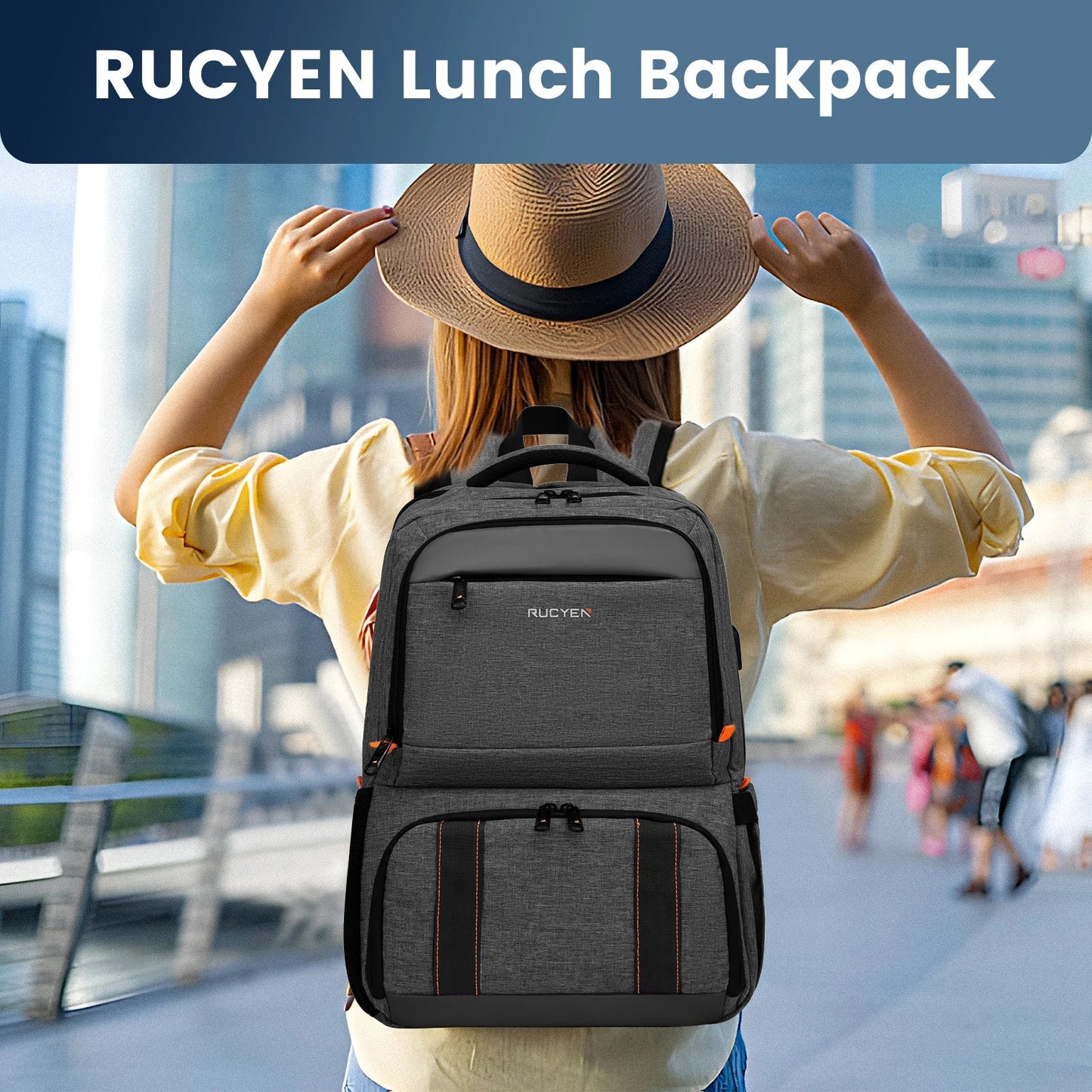 Waterproof Insulated Cooler Backpack Black Backpacks - Tophatter Daily Deals