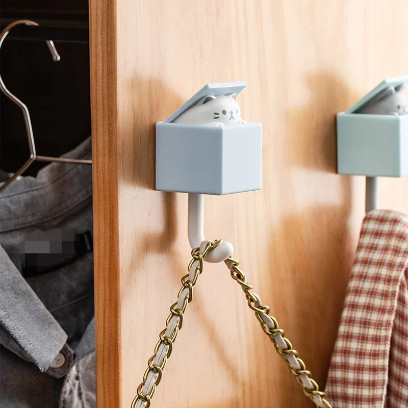Cute Cat Wall Hooks for Keys Animals - Tophatter Daily Deals