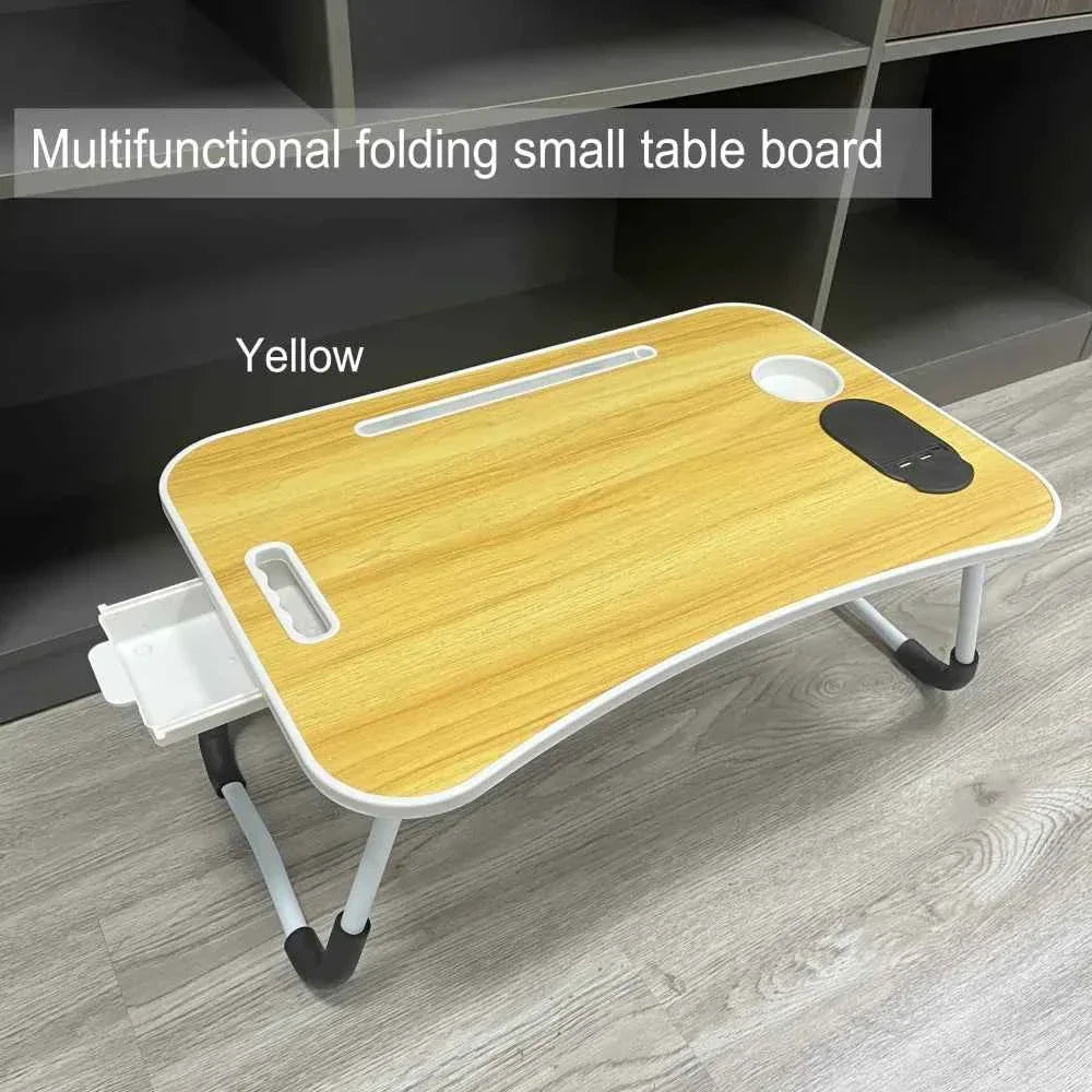 Simple, Sturdy and Durable, Wireless Charging, Foldable Small Table, Bed Laptop Table Lk-Xzbht United States Furniture & Decor - Tophatter Daily Deals