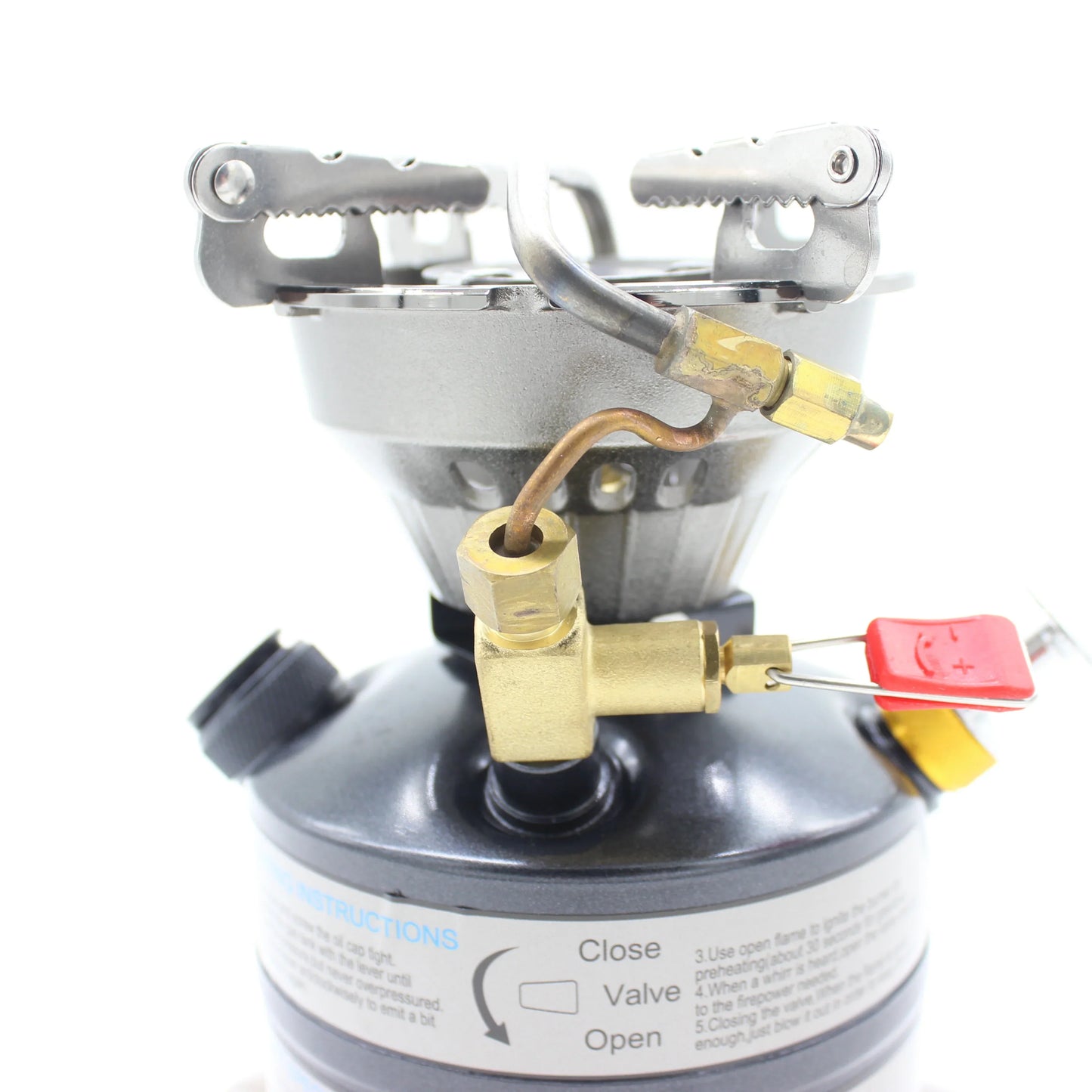 Liquid Fuel Camping Stove Oil-Burning Grey Camp Cooking - Tophatter Daily Deals