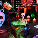 Witch Cauldron Fog Machine Halloween Prop With LED Glow - Tophatter Daily Deals