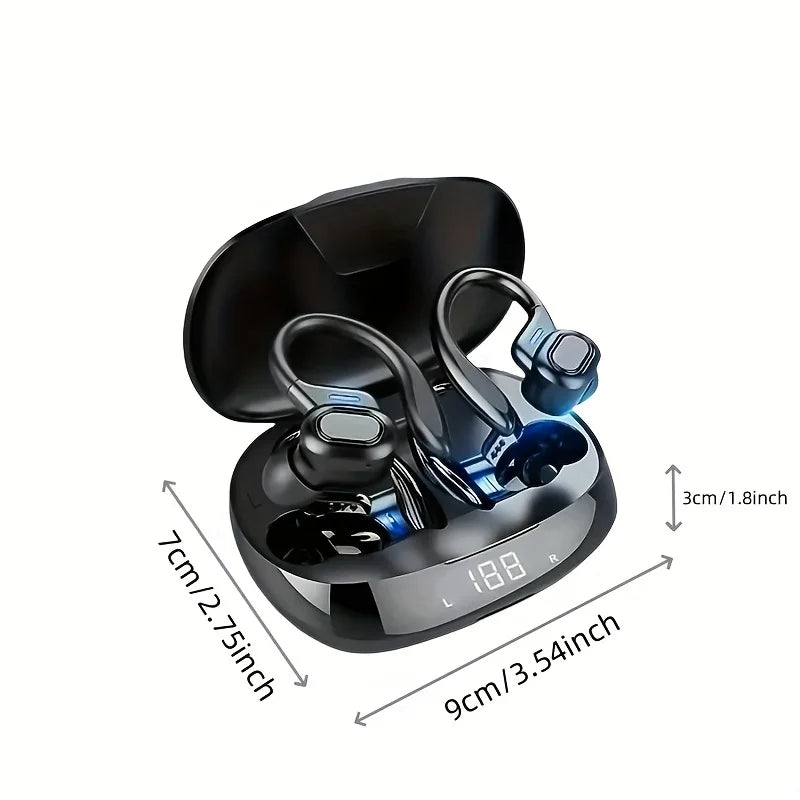 AI Translation Earphones Wireless Ear Hook Bluetooth - Tophatter Daily Deals