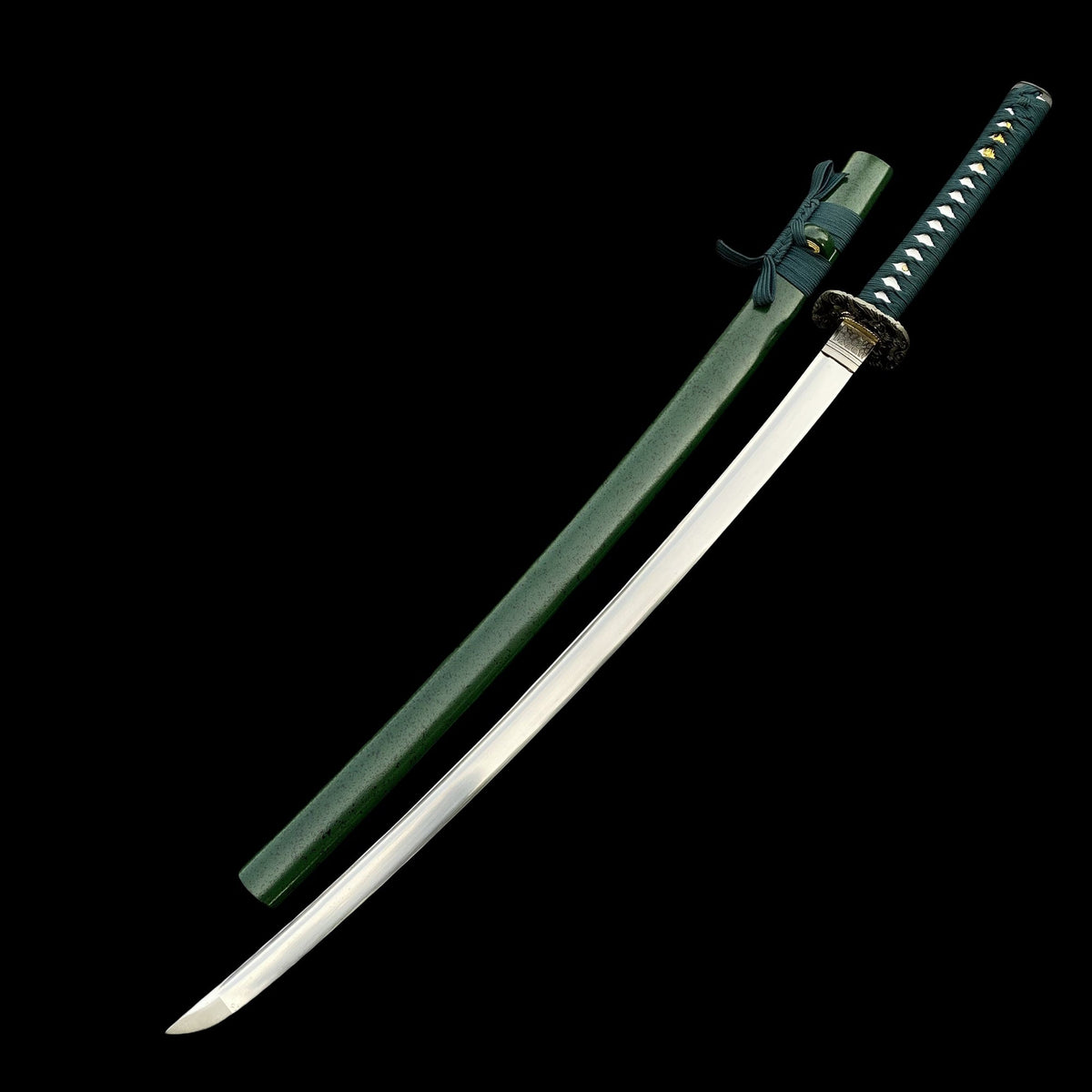 Japanese Samurai Katana-Green Dragon - Tophatter Daily Deals