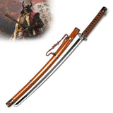 Sekiro - Shadows Die Twice Mortal Blade (Brown) Display (Straight Blade) Katana Sword - Tophatter Daily Deals