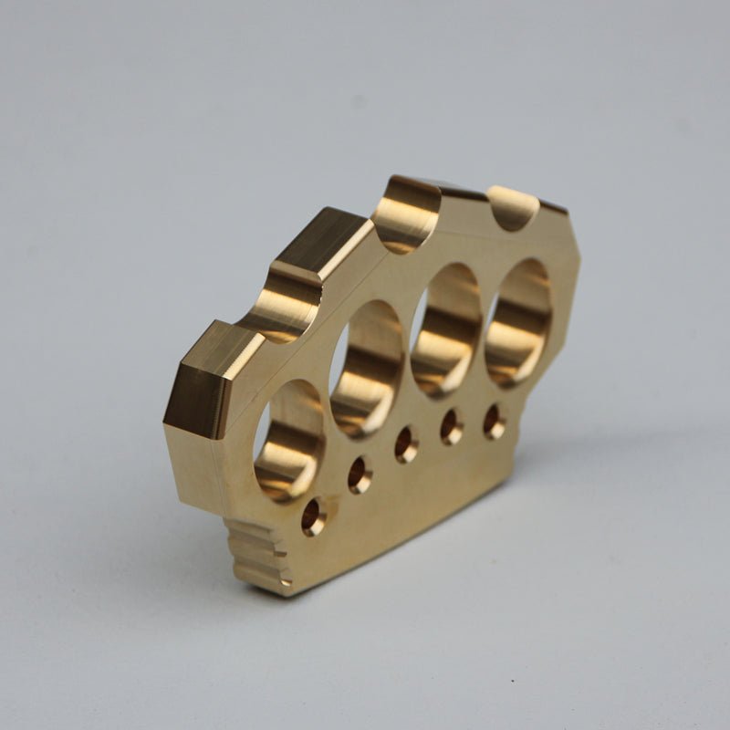 2023 New Brass Self Defense Knuckles Four Finger Brass Knuckles - Tophatter Daily Deals