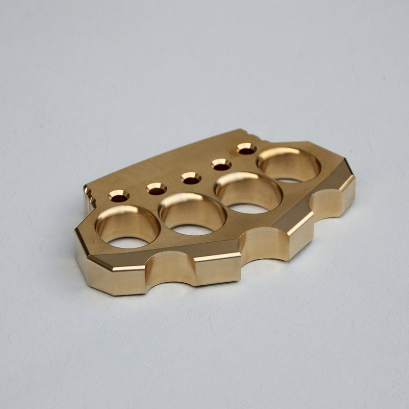 2023 New Brass Self Defense Knuckles Four Finger Brass Knuckles - Tophatter Daily Deals