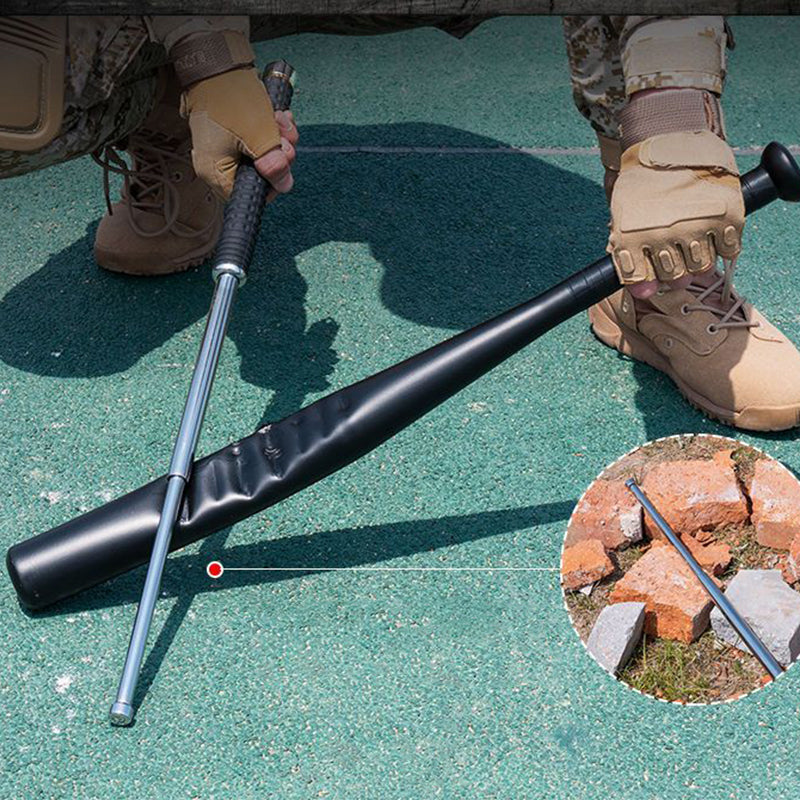 Self-defense three-section telescopic stick - Tophatter Daily Deals
