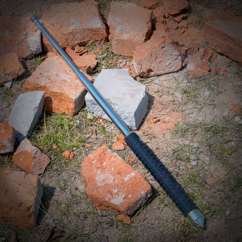 Self-defense three-section telescopic stick - Tophatter Daily Deals