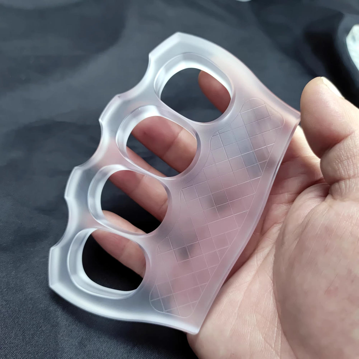 Self Defense PC Plastic Brass Knuckles Brass Knuckles - Tophatter Daily Deals
