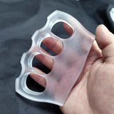 Self Defense PC Plastic Brass Knuckles Brass Knuckles - Tophatter Daily Deals