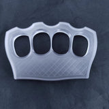 Self Defense PC Plastic Brass Knuckles Brass Knuckles - Tophatter Daily Deals