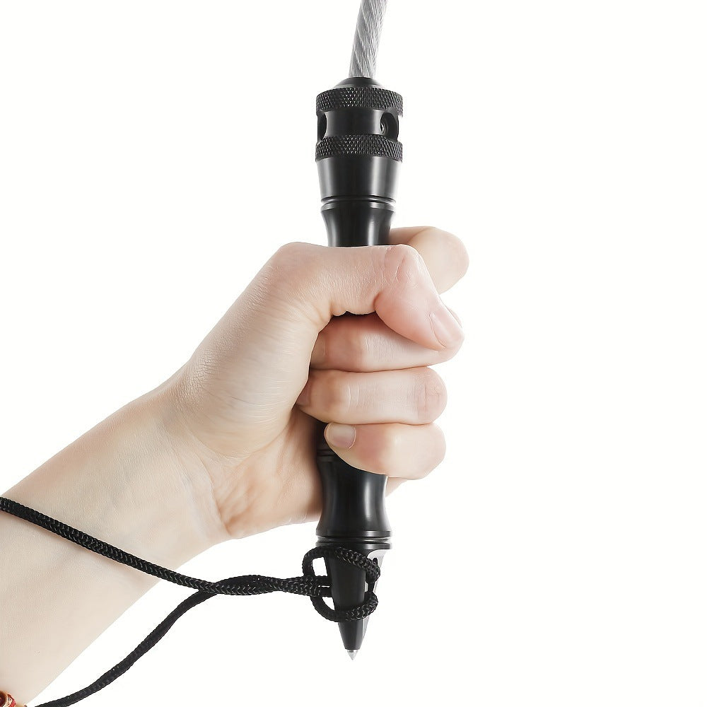 Self Defense Tactical Whip Stinger Legal Aluminium Alloy Self Defense Baton - Tophatter Daily Deals