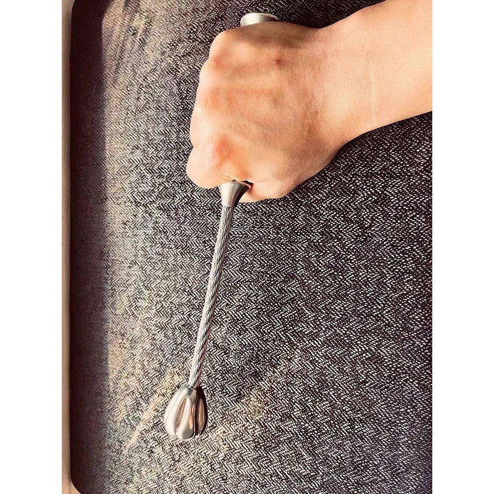 Self Defense Tactical Whip With Stainless Steel Hammer Head Self Defense Baton - Tophatter Daily Deals