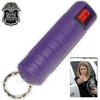 Pepper Spray 1/2 Ounce OC-17 with Clip and Keychain - Purple SD-Pepper Spray - Tophatter Daily Deals
