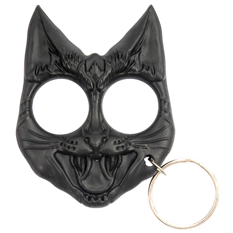 Wild Cat Self Defense Keychain - Black - Tophatter Daily Deals