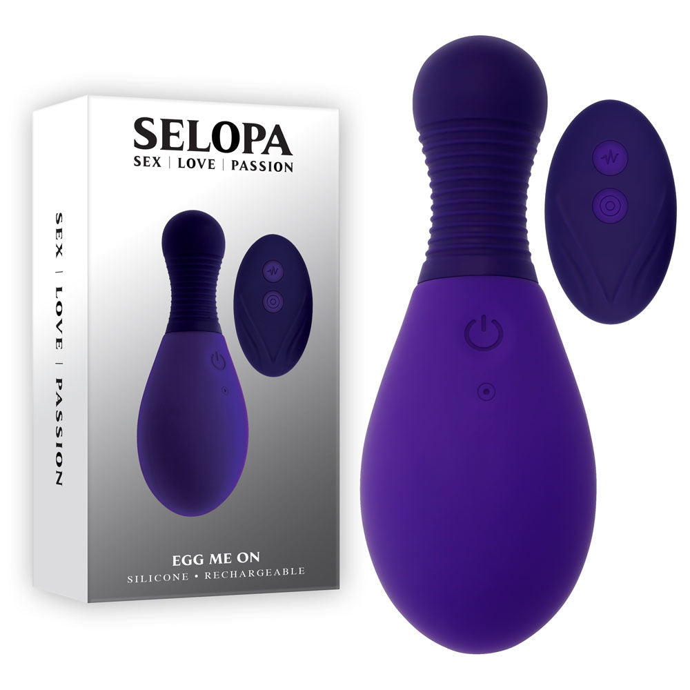 Selopa EGG ME ON - 10 cm Egg Remote Control > Sex Toys For Ladies > Vibrating Eggs - Tophatter Daily Deals