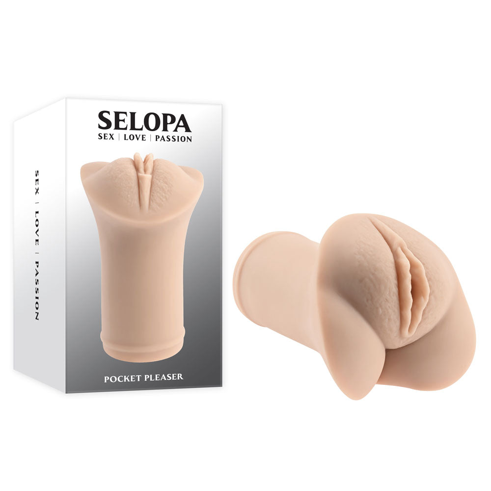 Selopa POCKET PLEASER - Light 11.9cm Soft Stroker > Sex Toys For Men > Masturbators > Manual - Tophatter Daily Deals
