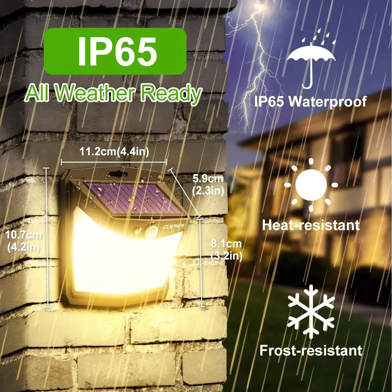 Motion Sensor Wall Light Outdoor - 128 LED Solar Power PIR Motion Sensor Security Light For Outdoor Apparel & Accessories - Tophatter Daily Deals