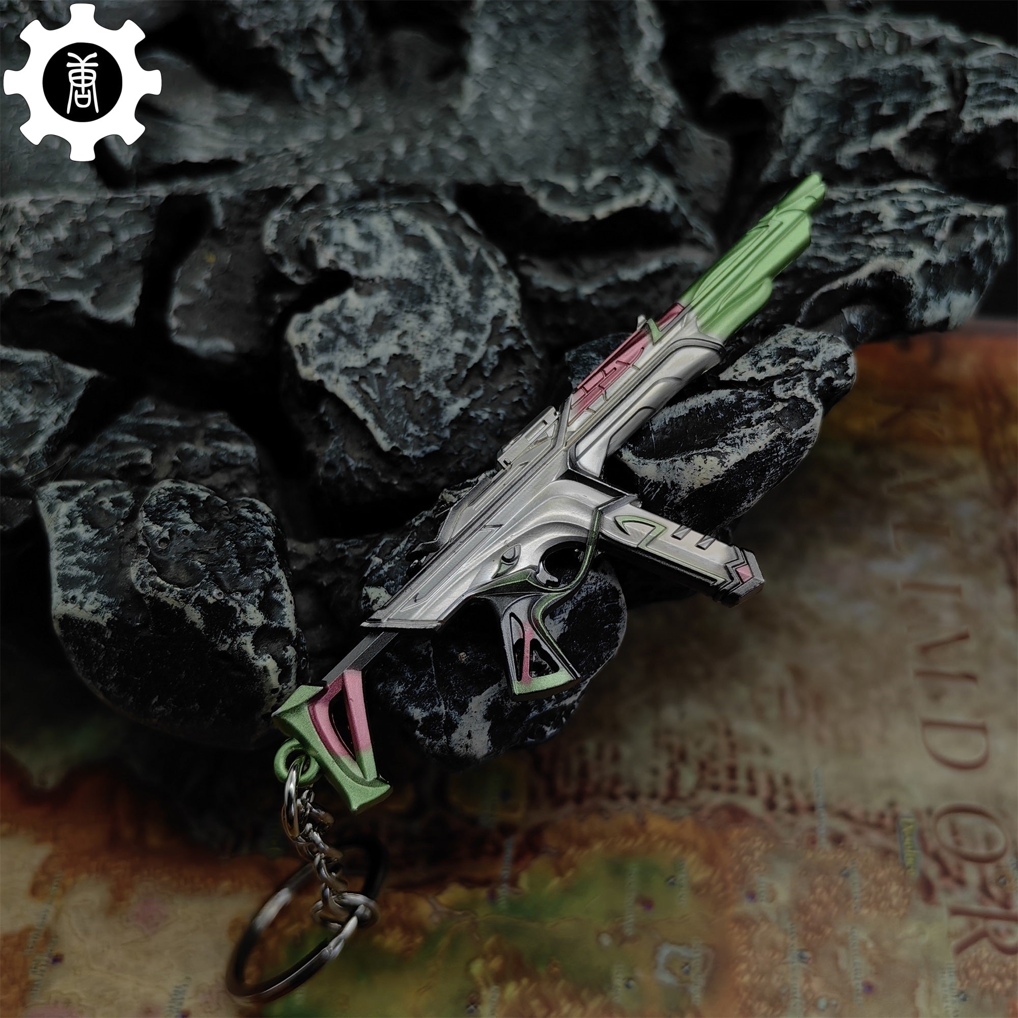 Mini Sentinels of Light Spectre Gun Keychain Metal Pendant - Tophatter Daily Deals