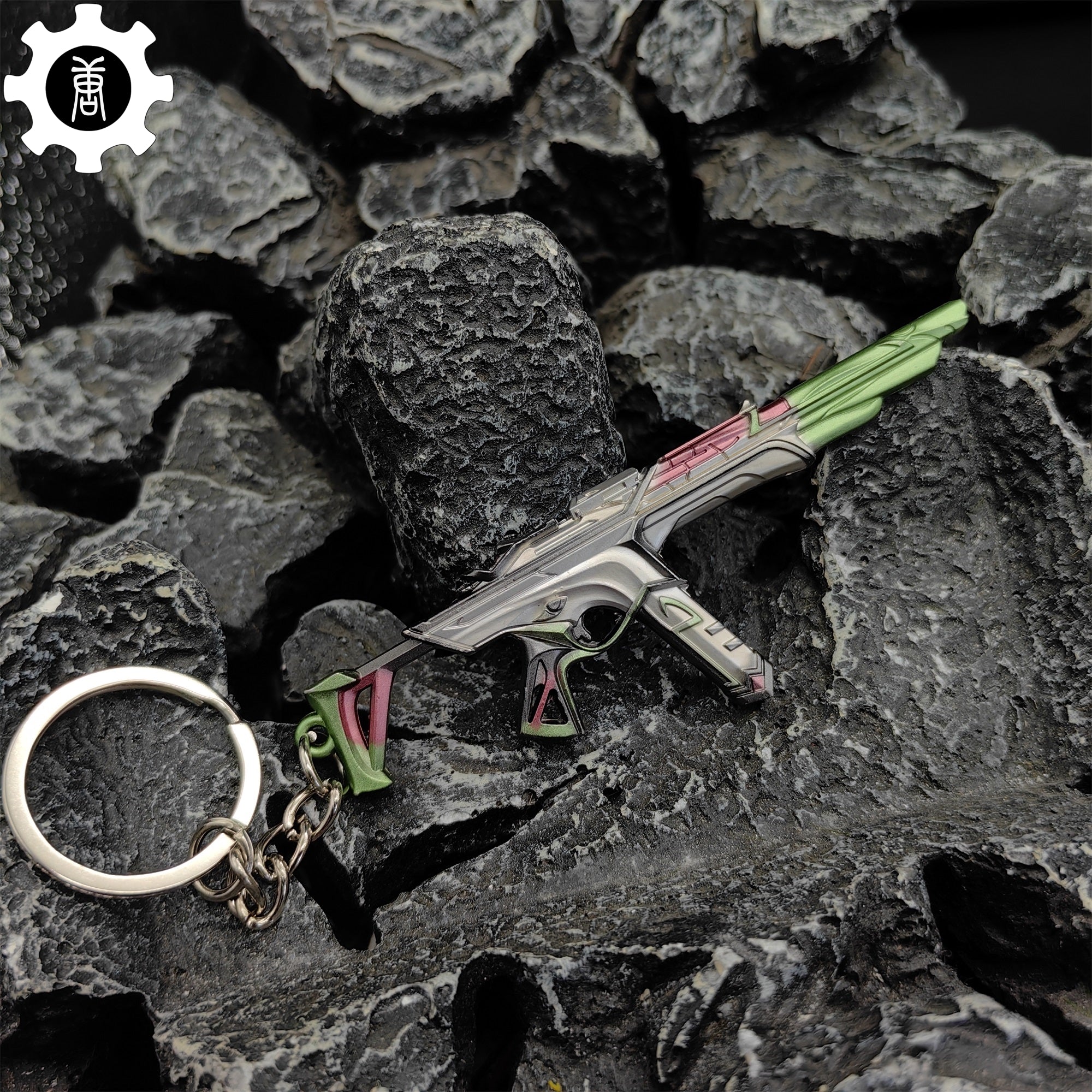 Mini Sentinels of Light Spectre Gun Keychain Metal Pendant - Tophatter Daily Deals