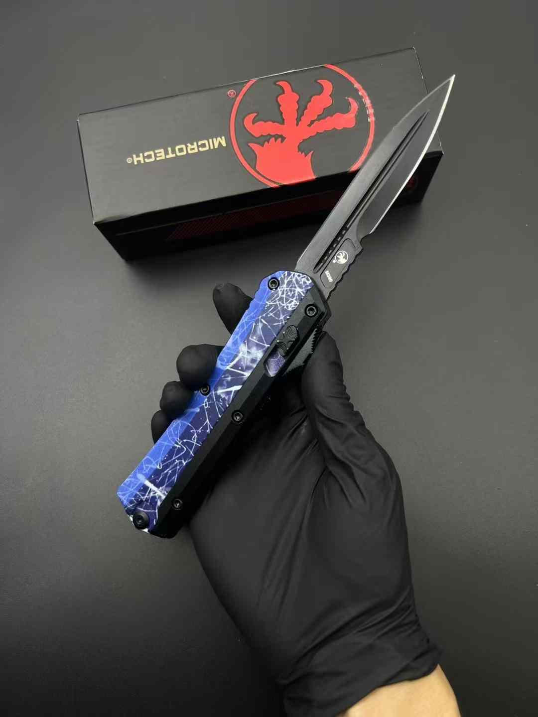 Serpent God Straight Jump Knife (Zinc Aluminum Handle) - Tophatter Daily Deals