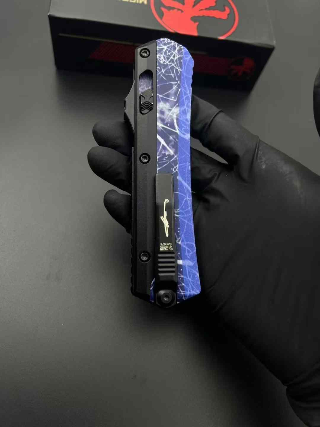 Serpent God Straight Jump Knife (Zinc Aluminum Handle) - Tophatter Daily Deals