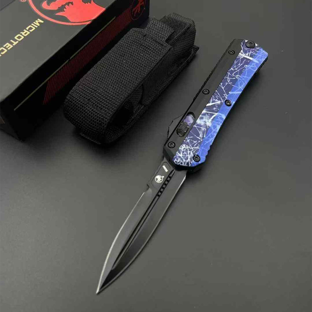 Serpent God Straight Jump Knife (Zinc Aluminum Handle) - Tophatter Daily Deals