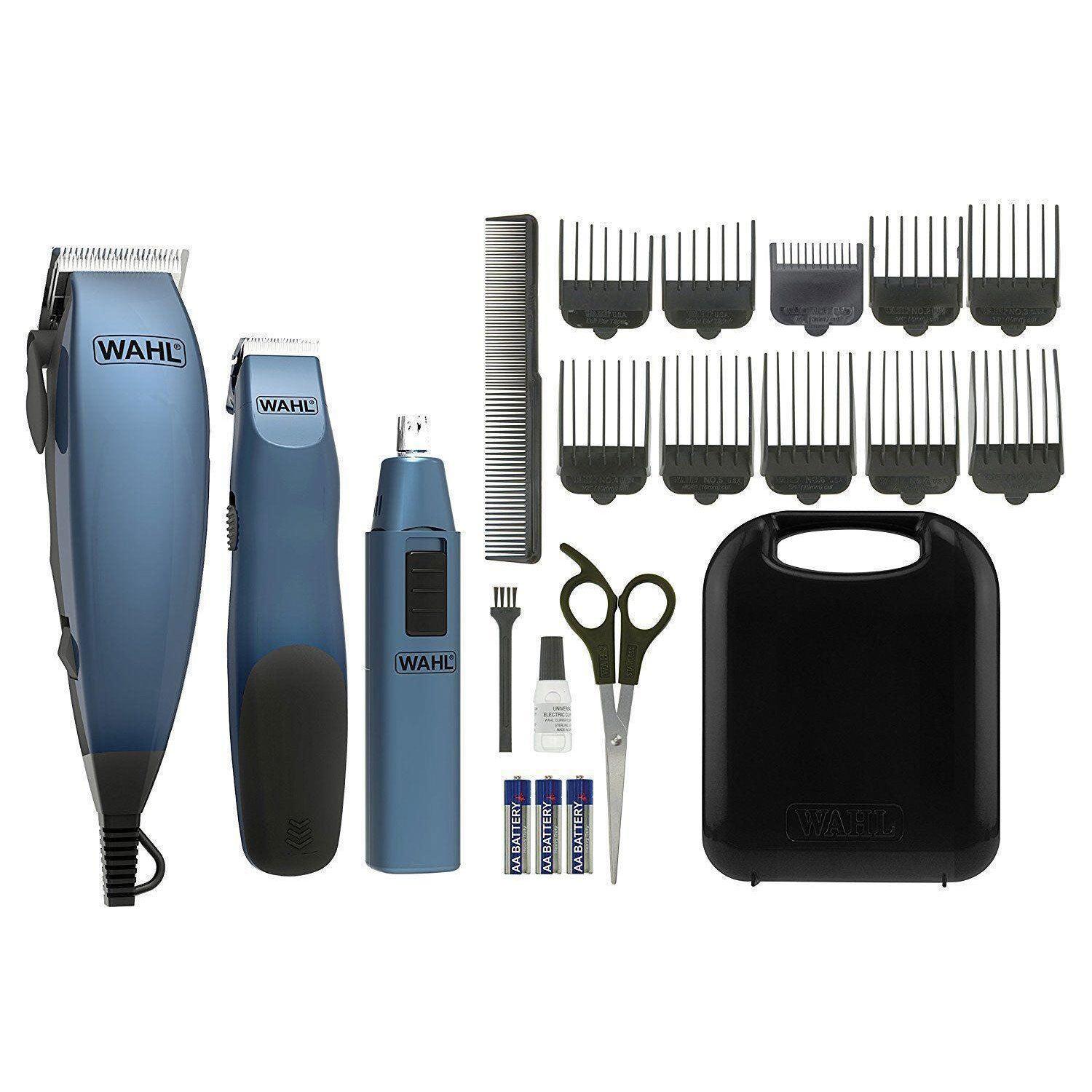 Hair Clipper Set - Complete Mains Hair Clipper Beard Trimmer Hair Cutting Machine Hair Care - Tophatter Daily Deals