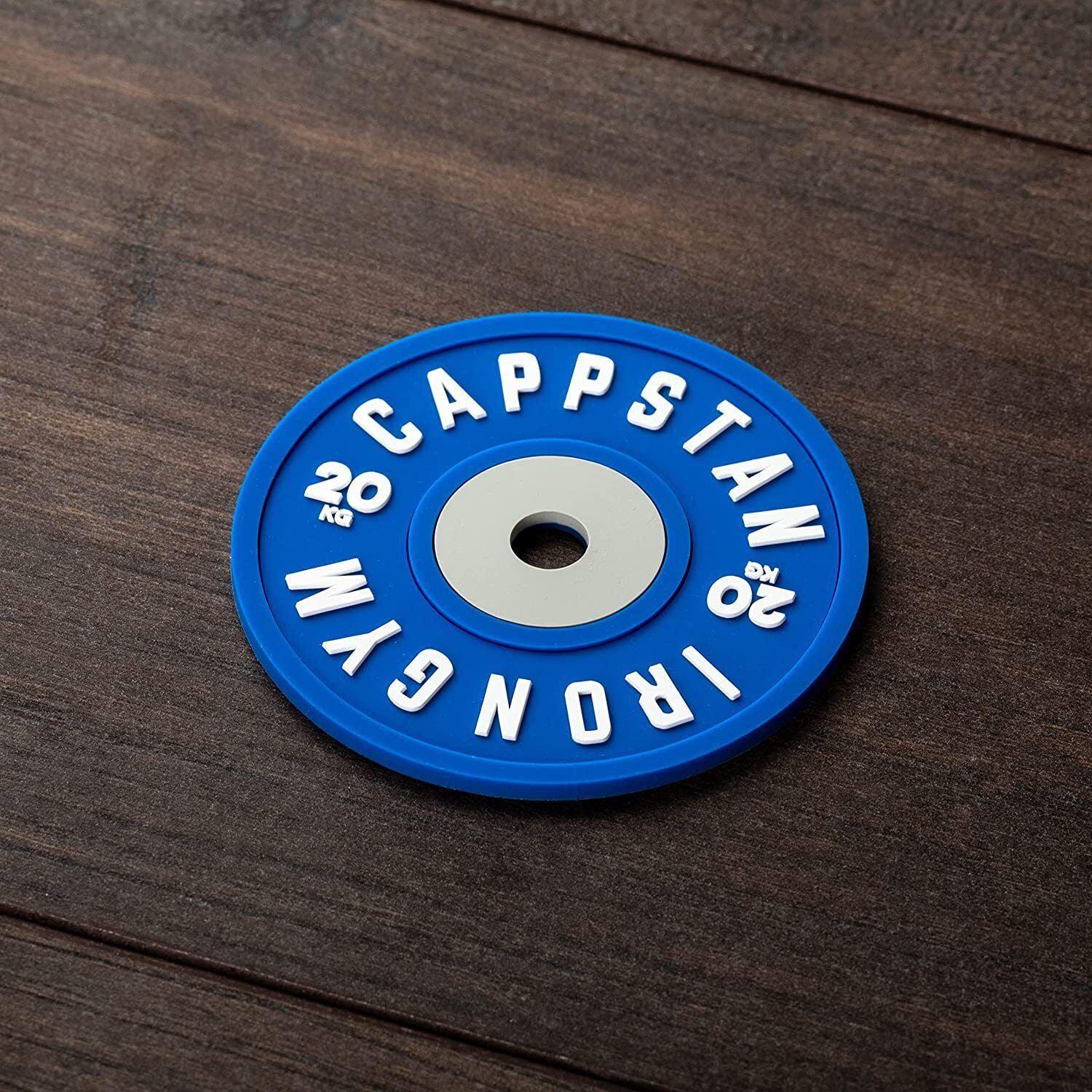 Barbell Coasters - Set of 4 Gym Weight Coasters for Glasses & Bowls | Barbell Weights Set Coasters | Gym Gifts for Men & Women 1X 20 KG Dumbbells & Barbells - Tophatter Daily Deals