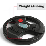Weight Plates Set - Cast Iron 2" Hole Disc Dumbbell Olympic Barbell Weights Pair Exercise & Fitness - Tophatter Daily Deals
