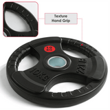 Weight Plates Set - Cast Iron 2" Hole Disc Dumbbell Olympic Barbell Weights Pair Exercise & Fitness - Tophatter Daily Deals