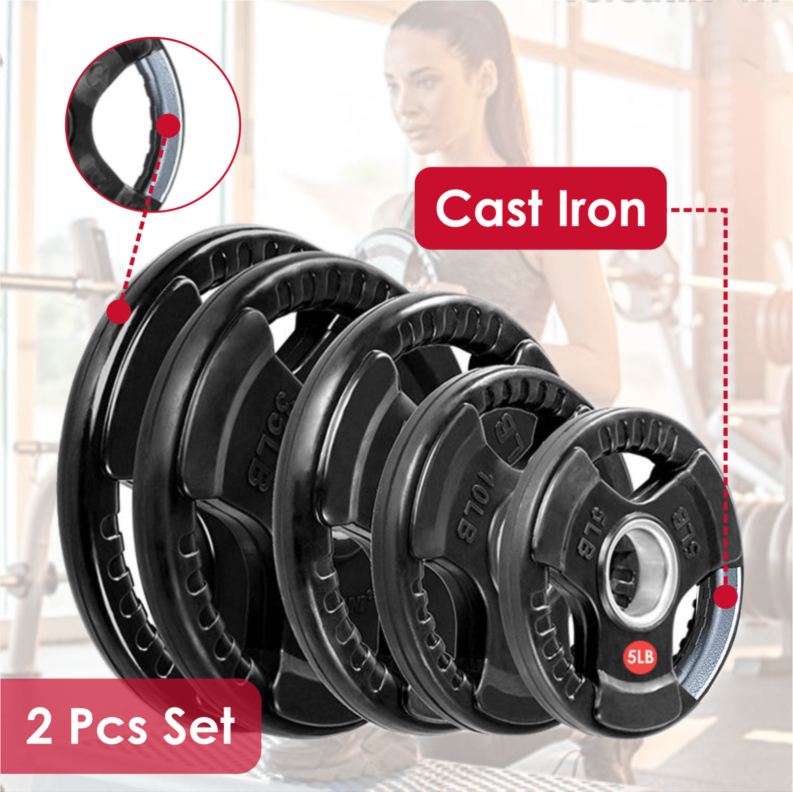 Weight Plates Set - Cast Iron 2
