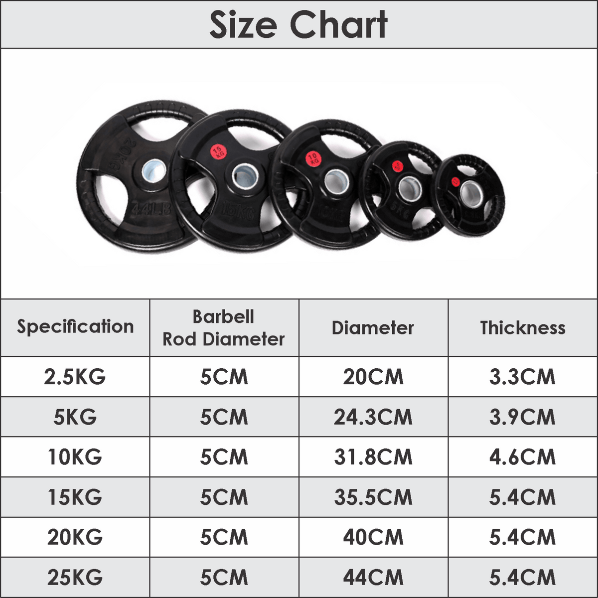 Weight Plates Set - Cast Iron 2" Hole Disc Dumbbell Olympic Barbell Weights Pair Exercise & Fitness - Tophatter Daily Deals