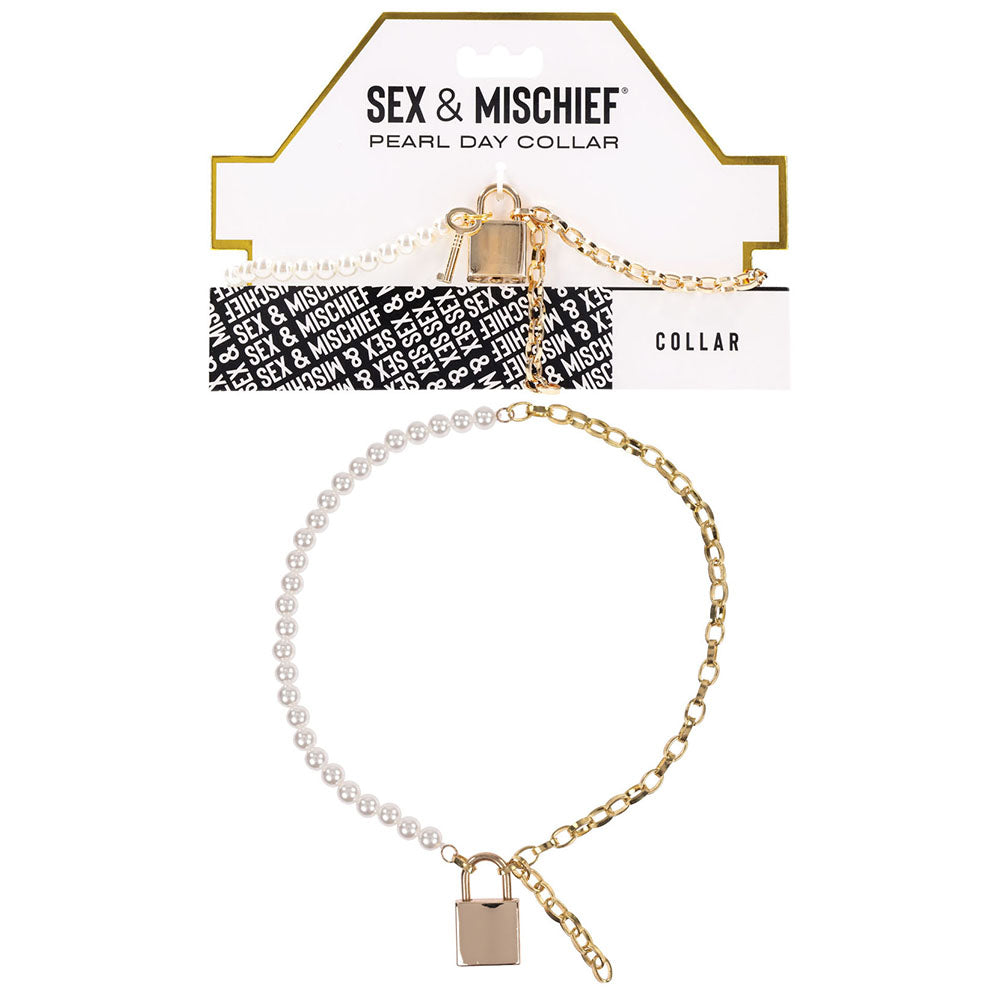 Sex and Mischief Pearl Day Collar > Bondage Gear > Collars & Leashes - Tophatter Daily Deals